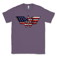 Lavender Wonder woman american flag Classic Tee - linhVisuals