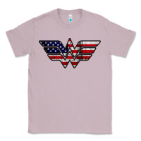Lilac Wonder woman american flag Classic Tee - linhVisuals