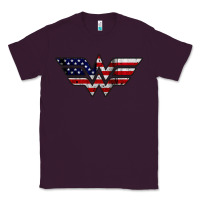 Plum Wonder woman american flag Classic Tee - linhVisuals