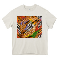 Cream safari patterns tumbler Heavy Core Tee - BundleAndBundleShop