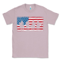 Lilac cowboy patriotic american flag 4th of july gift tee Classic Tee - linhVisuals