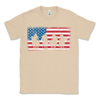 Mushroom cowboy patriotic american flag 4th of july gift tee Classic Tee - linhVisuals