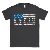 Smoke cowboy patriotic american flag 4th of july gift tee Classic Tee - linhVisuals