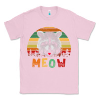 Bubblegum Pink funny vintage raccoon meow raccoon lovers Classic Tee - linhVisuals