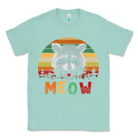 Seafoam funny vintage raccoon meow raccoon lovers Classic Tee - linhVisuals