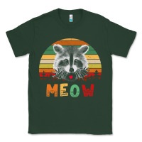 Sports Green funny vintage raccoon meow raccoon lovers Classic Tee - linhVisuals