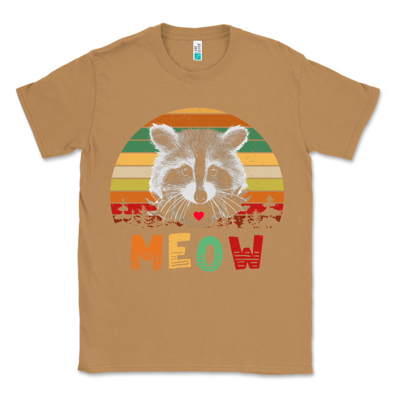 Funny Vintage Raccoon Meow Raccoon Lovers Classic Tee by linhVisuals | Teevron