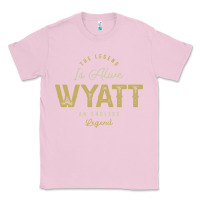 Bubblegum Pink The Legend Wyatt Funny Personalized Name Classic Tee - linhVisuals
