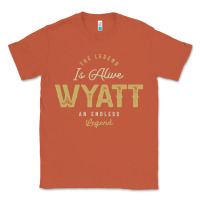 Copper The Legend Wyatt Funny Personalized Name Classic Tee - linhVisuals