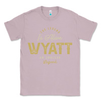 Lilac The Legend Wyatt Funny Personalized Name Classic Tee - linhVisuals