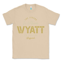 Mushroom The Legend Wyatt Funny Personalized Name Classic Tee - linhVisuals