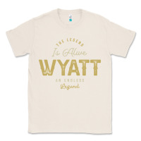 Natural The Legend Wyatt Funny Personalized Name Classic Tee - linhVisuals