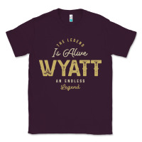 Plum The Legend Wyatt Funny Personalized Name Classic Tee - linhVisuals
