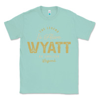 Seafoam The Legend Wyatt Funny Personalized Name Classic Tee - linhVisuals