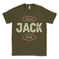 Army Green Genuine Jack Funny Personalized Name Classic Tee - linhVisuals