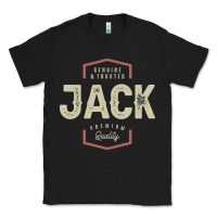 Black Genuine Jack Funny Personalized Name Classic Tee - linhVisuals
