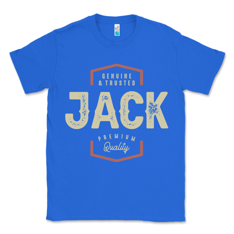Genuine Jack Funny Personalized Name Classic Tee by linhVisuals | Teevron