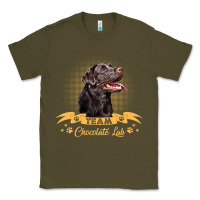 Army Green labrador retriever team chocolate lab funny Classic Tee - linhVisuals