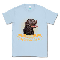 Dusty Blue labrador retriever team chocolate lab funny Classic Tee - linhVisuals