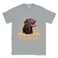 Heather Grey labrador retriever team chocolate lab funny Classic Tee - linhVisuals