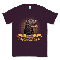 Plum labrador retriever team chocolate lab funny Classic Tee - linhVisuals