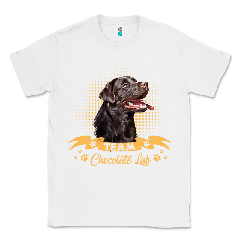 Labrador Retriever Team Chocolate Lab Funny Classic Tee by linhVisuals | Teevron
