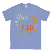 Colony Blue here fishy fishy fishy fishing lovers gifts Classic Tee - linhVisuals