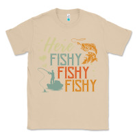Mushroom here fishy fishy fishy fishing lovers gifts Classic Tee - linhVisuals