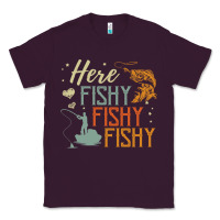 Plum here fishy fishy fishy fishing lovers gifts Classic Tee - linhVisuals