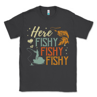 Smoke here fishy fishy fishy fishing lovers gifts Classic Tee - linhVisuals