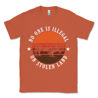 Copper no one is illegal on stolen land 4th of july bison Classic Tee - linhVisuals