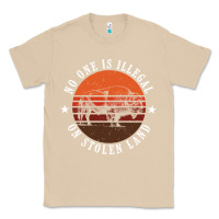 Mushroom no one is illegal on stolen land 4th of july bison Classic Tee - linhVisuals