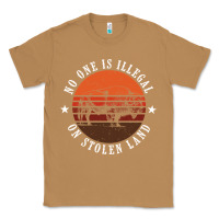 Toasted Coconut no one is illegal on stolen land 4th of july bison Classic Tee - linhVisuals