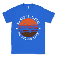 True Royal no one is illegal on stolen land 4th of july bison Classic Tee - linhVisuals