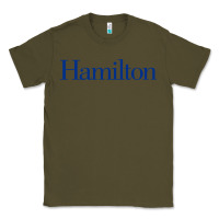 Army Green Hamilto College Classic Tee - linhVisuals