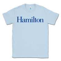 Dusty Blue Hamilto College Classic Tee - linhVisuals