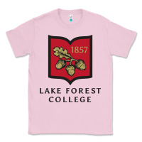 Bubblegum Pink Lake Forest College Classic Tee - linhVisuals
