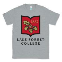 Heather Grey Lake Forest College Classic Tee - linhVisuals