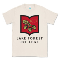 Natural Lake Forest College Classic Tee - linhVisuals