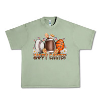 Oil Green happy easter day eggs Urban Heavy Tee - RacoonDesign