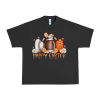 Pigment Black happy easter day eggs Urban Heavy Tee - RacoonDesign