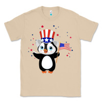 Mushroom penguin american 4th of july penguin american flag Classic Tee - linhVisuals