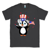 Smoke penguin american 4th of july penguin american flag Classic Tee - linhVisuals