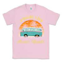 Bubblegum Pink pogue life outer banks retro vintage sunny Classic Tee - linhVisuals