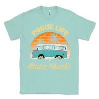 Seafoam pogue life outer banks retro vintage sunny Classic Tee - linhVisuals