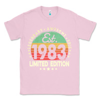 Bubblegum Pink est. 1983 vintage 1983 limited edition 39th birthday retro pullover ho Classic Tee - linhVisuals