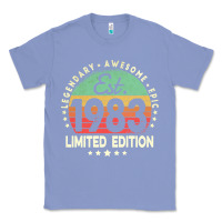 Colony Blue est. 1983 vintage 1983 limited edition 39th birthday retro pullover ho Classic Tee - linhVisuals