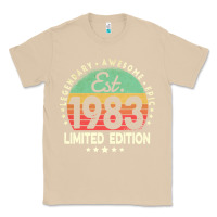 Mushroom est. 1983 vintage 1983 limited edition 39th birthday retro pullover ho Classic Tee - linhVisuals
