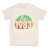 Natural est. 1983 vintage 1983 limited edition 39th birthday retro pullover ho Classic Tee - linhVisuals