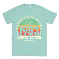 Seafoam est. 1983 vintage 1983 limited edition 39th birthday retro pullover ho Classic Tee - linhVisuals